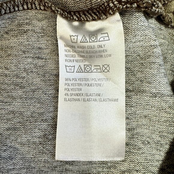 LOGO Lori Goldstein Shacket Shirt S Tunic Hoodie Sweatshirt Tie Dye Brown Button - Picture 8 of 9